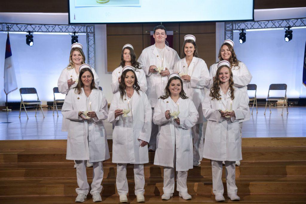 Nine students recognized at Associate Degree Nursing Program Pinning